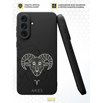  Силиконовый чехол DesignOnCase на Galaxy A56 (5G), с защитой камеры, Овен 