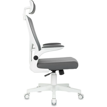  Кресло Бюрократ Aster NH-W темно-серый TW-04 Neo Grey сетка/ткань с подголов. крестов. пластик пластик белый 