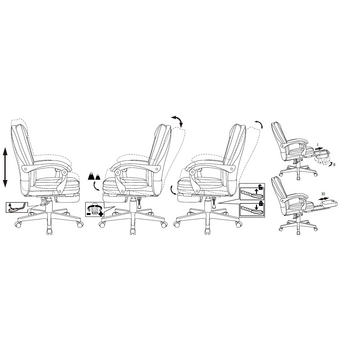  Кресло руководителя Бюрократ CH-868N-BF (CH-868N-BF/Ivory-PU) слоновая кость эко.кожа крестов. пластик подст.для ног 