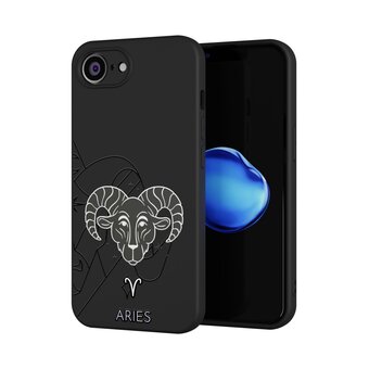  Силиконовый чехол DesignOnCase на iPhone 16E, с защитой камеры, Овен 