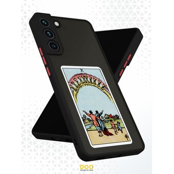  Чехол DesignOnCase для Galaxy S22 (Галакси С22), противоударный, с защитой камеры, 10 кубков 