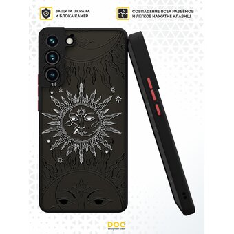  Чехол DesignOnCase для Galaxy S22 (Галакси С22), противоударный, с защитой камеры, Солнце 