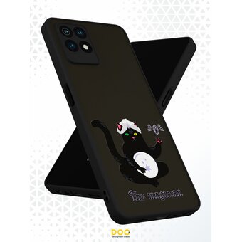  Чехол DesignOnCase для realme 8i (Реалми 8 ай), противоударный, с защитой камеры, Магический кот 