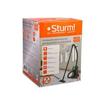  Промышленный пылесос Sturm! VC1420 1400Вт 