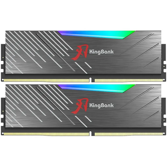  ОЗУ Kingbank KRRB series (K5.01.FL04AD9402) 32GB (2x16Gb) 3600MHz DDR4 Black Heatsink RGB / Hynix CL16 (16-20-20-38) 