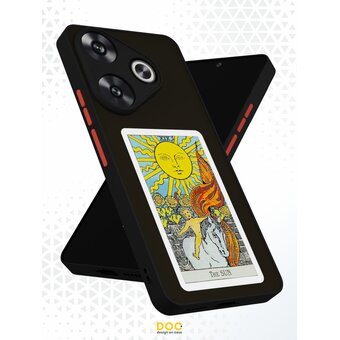  Чехол DesignOnCase для Poco F6 (Поко Ф6), противоударный, с защитой камеры, Солнце 