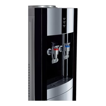  Кулер для воды Ecotronic Экочип V21-LE со шкафчиком черный 