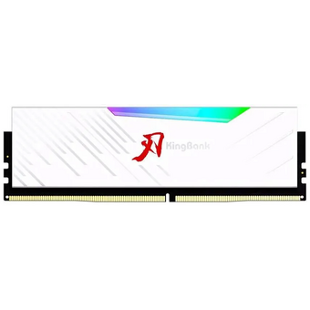  ОЗУ Kingbank KRRW series (K5.01.FLM5ED9304) 32GB (2x16Gb) 6000MHz DDR5 White Heatsink RGB / Hynix M-die CL30 (30-36-36-76) 