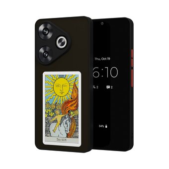  Чехол DesignOnCase для Poco F6 (Поко Ф6), противоударный, с защитой камеры, Солнце 