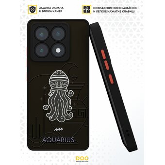  Чехол DesignOnCase для Xiaomi 14T (Сяоми 14Т), противоударный, с защитой камеры, Aquarius 