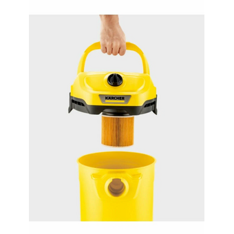  Строительный пылесос Karcher WD 2 Plus V-12/6/18/C Home 1.628-012.0 желтый 