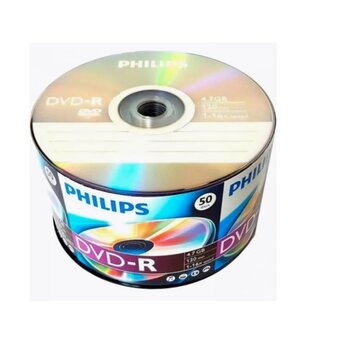  Диск DVD-R Philips DM4S6U50F/97 4.7 Gb, Bulk (50) 
