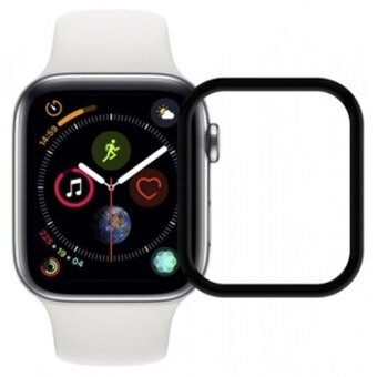  Защитное стекло BLUEO для Apple Watch, Full Glue 3D, 41mm, прозрачный+черная рамка 