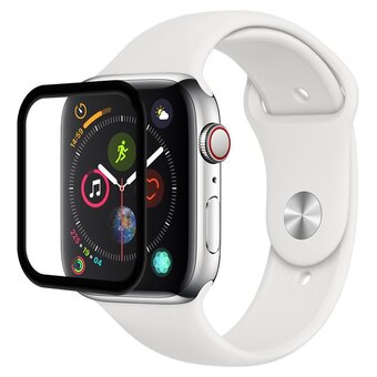  Защитное стекло BLUEO для Apple Watch, Full Glue 3D, 41mm, прозрачный+черная рамка 