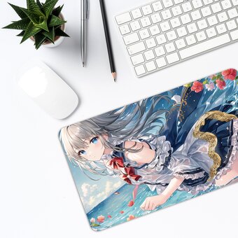  Коврик для мыши Cactus CS-MP-PRO02XLL Anime flowers 700x400x3мм 