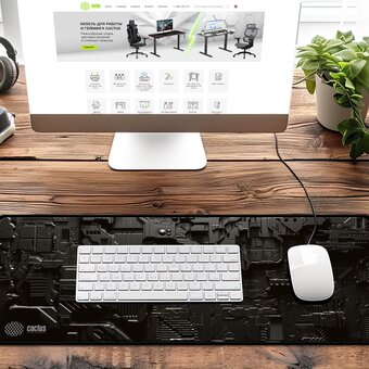  Коврик для мыши Cactus CS-MPC-PRO03ХXL Cyberpunk 900x400x3мм 