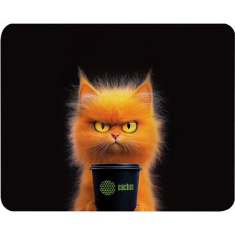  Коврик для мыши Cactus CS-MP-P11XS Red Cat 220x180x2мм 