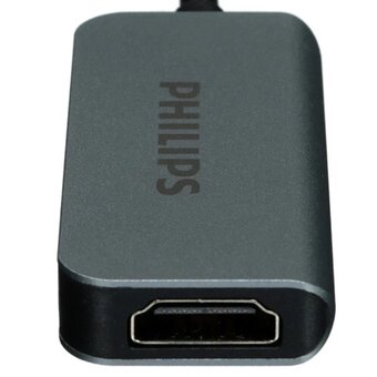  Разветвитель Philips SWV6113G/59 USB С-HDMI+USB A+USB C PD 3 в 1 длина кабеля 10см 