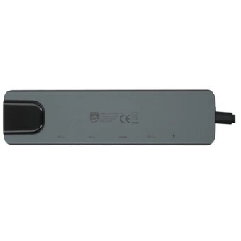  Разветвитель Philips SWV6116G/59 USB С-HDMI+USB A+USB C+LAN 6в1 длина кабеля 10см 