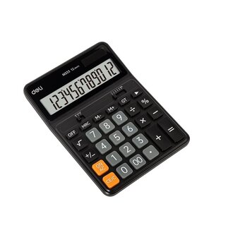  Калькулятор настольный Deli Askend EM222C черный 