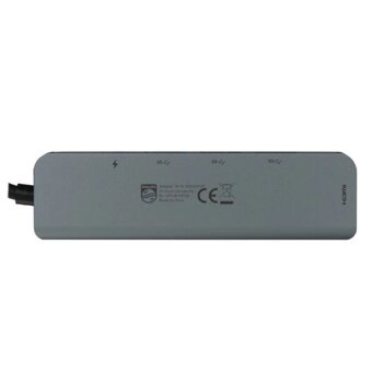  Разветвитель Philips SWV6015B/70 USB С-HDMI+USB A+USB C 5в1 длина кабеля 10см 
