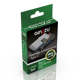  Картридер Ginzzu GR-867UB 