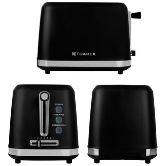  Тостер TUAREX TK-6004 черный/стальной 