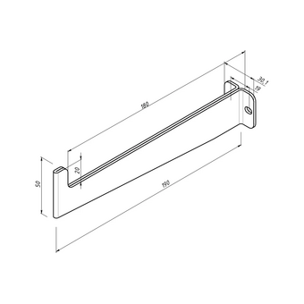  Держатель-крючок EMBODIMENT EMB-WOTUN-18-B черный 