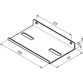  Держатель EMBODIMENT EMB-WOJIG-W-B черный 
