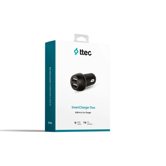  АЗУ TTEC 2CKS21S SmartCharger Duo3.1A In-Car Charger Duo USB Black 