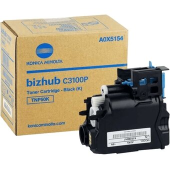  Тонер Konica-Minolta bizhub (A0X5154) C3100P черный TNP-50K 