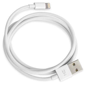  Кабель USB/Lightning Xiaomi ZMI MFi 150 см 3A 18W PD Материал оплетки TPE AL851 White 