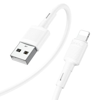  Дата-кабель HOCO X83 lightning 1м (белый) 