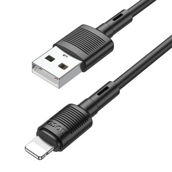  Дата-кабель HOCO X83 lightning 1м (чёрный) 