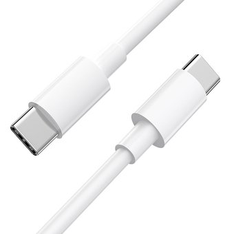  Дата-кабель HOCO X51 High-power 100W charging Type-C to Type-C 1м (белый) 