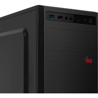 ПК IRU Home 320A5SE (2078544) MT Ryzen 5 4600G (3.7) 16Gb SSD512Gb RGr Free DOS GbitEth 400W черный 