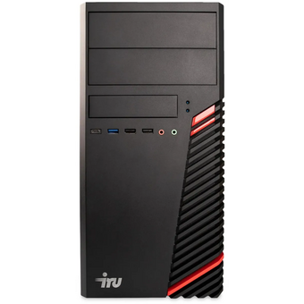  ПК iRU Home 310H6SE (1994640) Intel Core i3 12100, DDR4 8ГБ, 512ГБ(SSD), Intel UHD Graphics 730, Free DOS, черный 