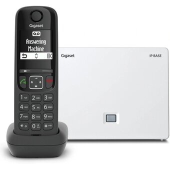  Телефон IP Gigaset AS690IP Base Rus (S30852-H3124-R101) черный 