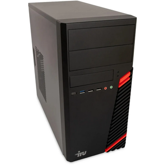  ПК iRU Home 310H6SE (1994640) Intel Core i3 12100, DDR4 8ГБ, 512ГБ(SSD), Intel UHD Graphics 730, Free DOS, черный 