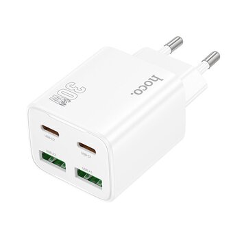  СЗУ HOCO N56 Fundador four-port PD30W2C2A белый 