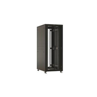  Шкаф серверный Hyperline TTBR-4281-DD-RAL9004 напольный 42U 800x1000мм 