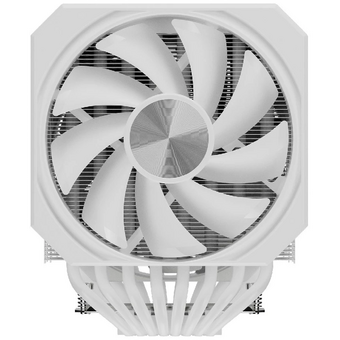  Кулер upHere UP2TC8 White / 8HPx6mm, 280W TDP, dual tower, 2x120mm fans, 600-1650RPM, 68 CFM, 25dBA, ARGB cover 
