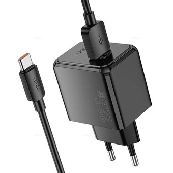  СЗУ HOCO CS17A Wish single port 22.5W multi-protocol charger EU black 