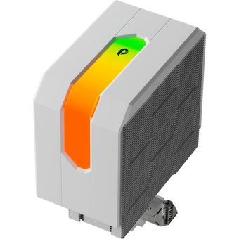  Кулер upHere UP1TC4C White ARGB / 4HPx6mm, 230W TDP, single tower, 1x120mm ARGB fan, 600-1650RPM, 68 CFM, 25dBA 