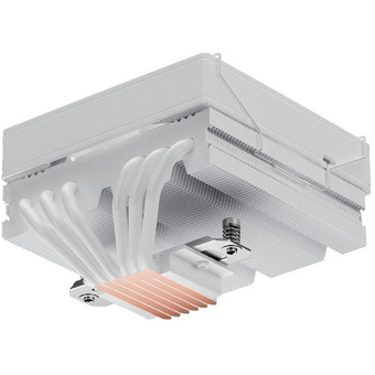  Кулер upHere H85T6 White / 6HPx6mm, 180W TDP, top flow, 1x120mm fan, 600-1650RPM, 68 CFM, 25dBA 