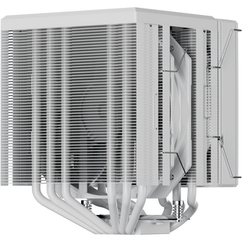  Кулер upHere UE2T6 White / 6HPx6mm, 265W TDP, dual tower, 2x120mm fans, 600-1650RPM, 68 CFM, 25dBA 