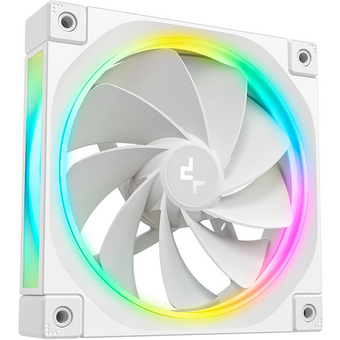  Вентилятор DEEPCOOL FL12R WH-3 in 1 120x120x25мм (PWM, ARGB, белый, 500-2150об/мин) Color Box 