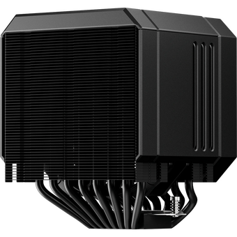  Кулер upHere UP2KC8C Black ARGB / 8HPx6mm, 280W TDP, dual tower, 2x120mm ARGB fans, 600-1650RPM, 68 CFM, 25dBA 