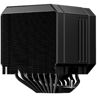  Кулер upHere UP2KC8 Black / 8HPx6mm, 280W TDP, dual tower, 2x120mm fans, 600-1650RPM, 68 CFM, 25dBA, ARGB cover 