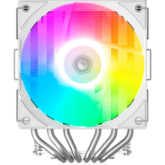  Кулер ID-COOLING Frozn A620 Pro SE ARGB White LGA1851/1700/1200/115X/AM5/AM4 (TDP 260W, PWM, белый, 6 тепл.трубок + медная база, Dual ARGB Fan) 